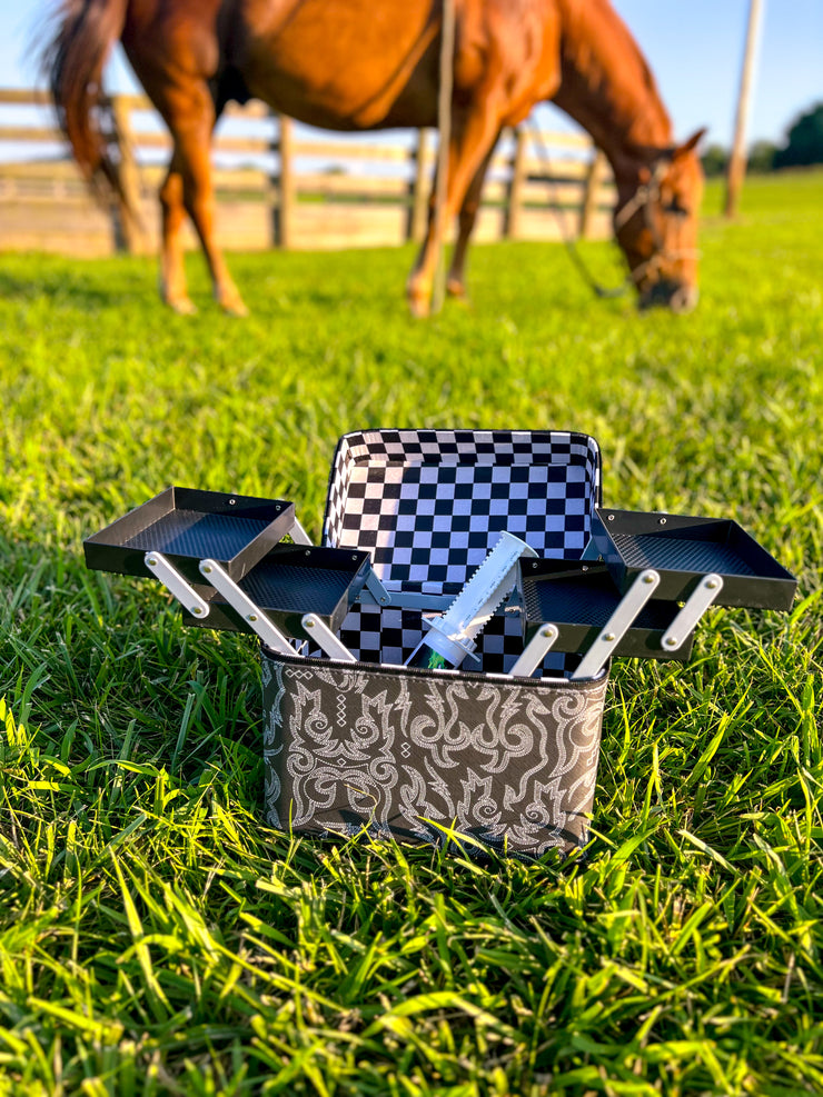 The “All Around Cowgirl” Makeup/Jewelry/Vet Box