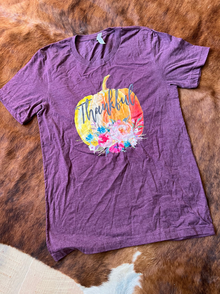 *BC* New Medium “Thankful” Pumpkin tee