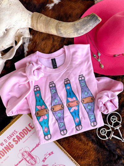 Butterfly Cinches Sweatshirt (pink)