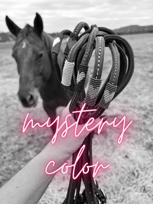 Mystery Heart Horse *mini* Beaded Headstall