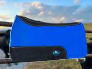 Ocean Blue Luxe Pony Contoured Felt Top/Fleece Lined Saddle Pad