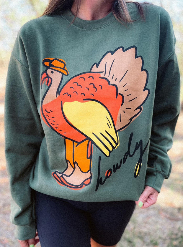 Howdy Turkey Sweatshirt