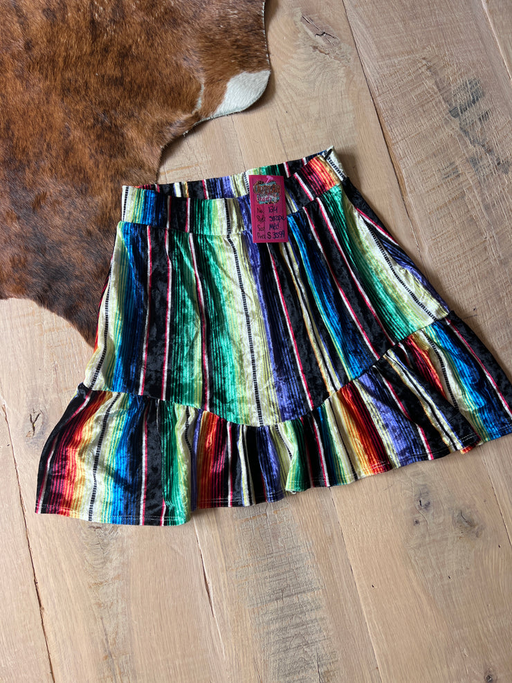 *BC * New Medium Serape Skirt (zipper on side)