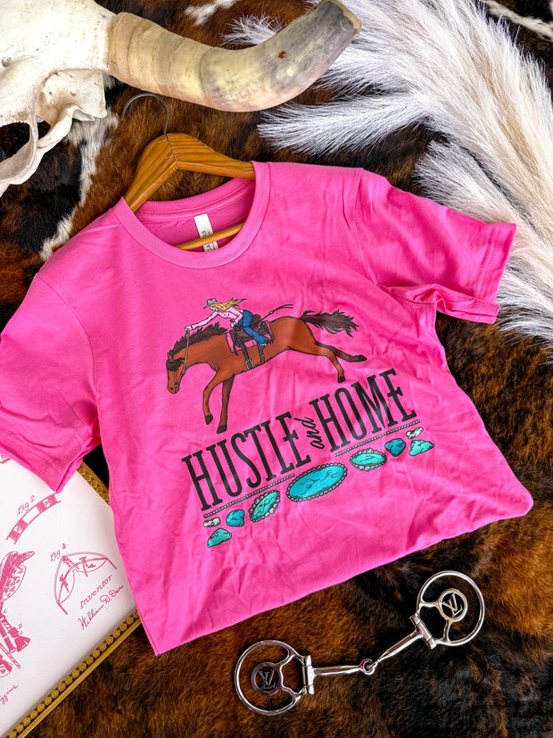 Sorrel and Blonde Logo Tee (Hot Pink)