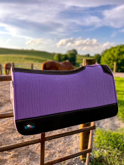 Lavender Wool Saddle Pad