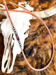 Checks Out Pink Bolt *Luxe* Beaded Over Under