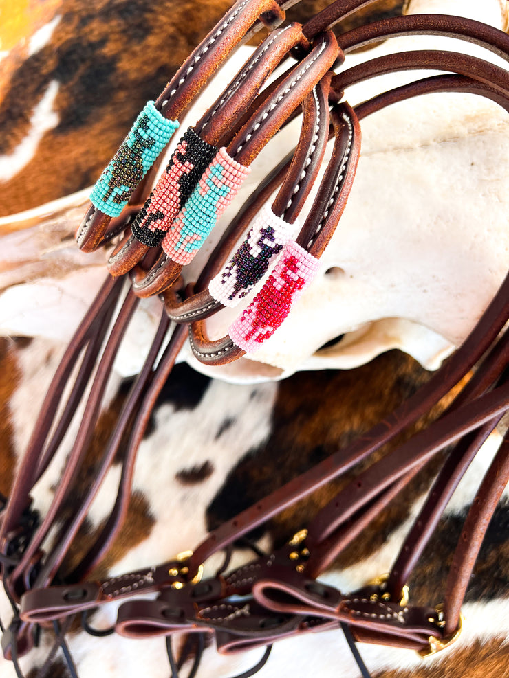 Bronc “mini” Beaded Headstalls