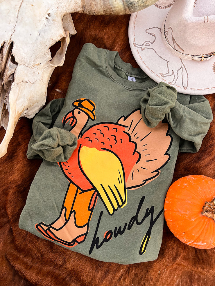 Howdy Turkey Sweatshirt