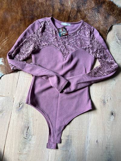 *BC* New Medium Mauve Bodysuit