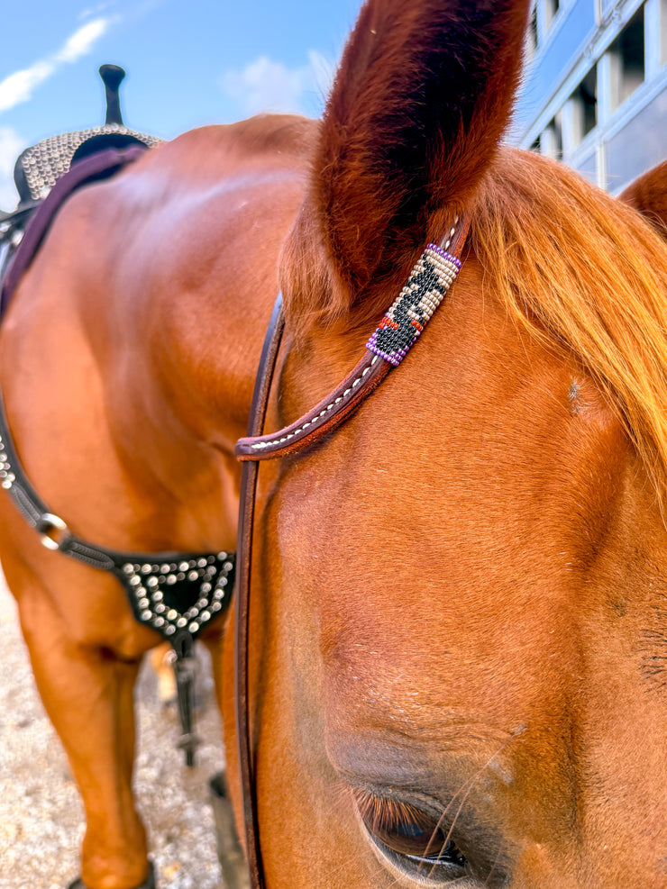 Feelin’ Witchy *Mini* Beaded Headstall