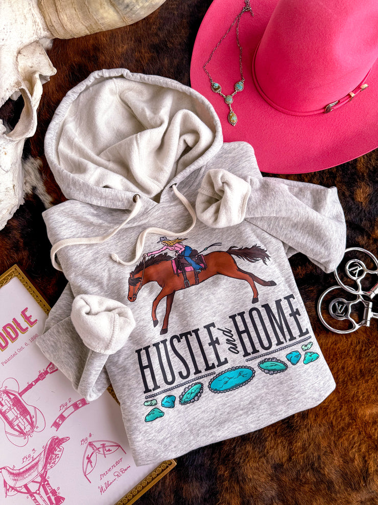 Sorrel and Blonde Logo Pocket Hoodie (oatmeal heather)