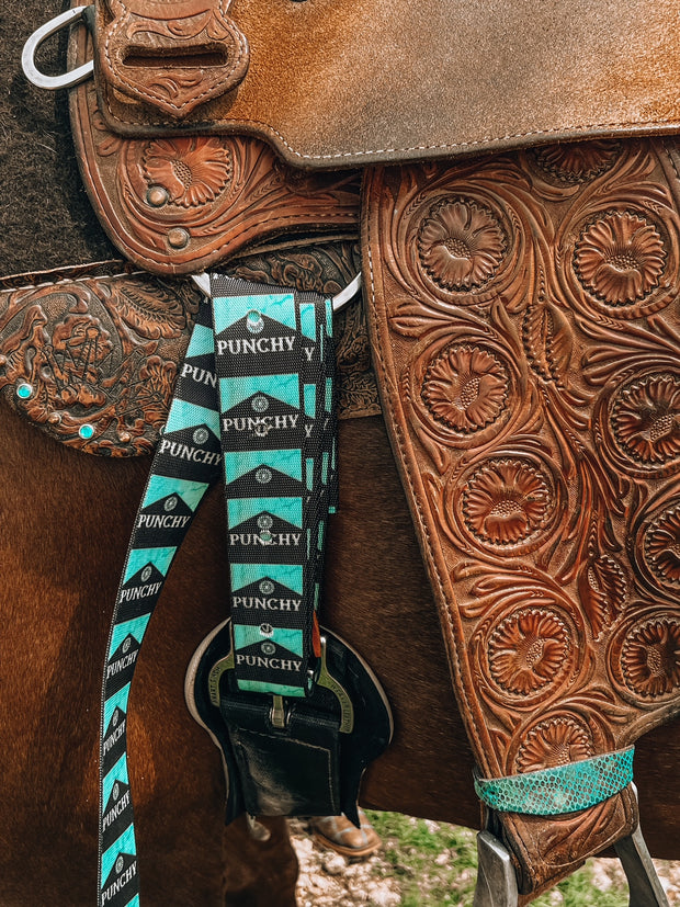 Turquoise Punchy Cinch Strap Set