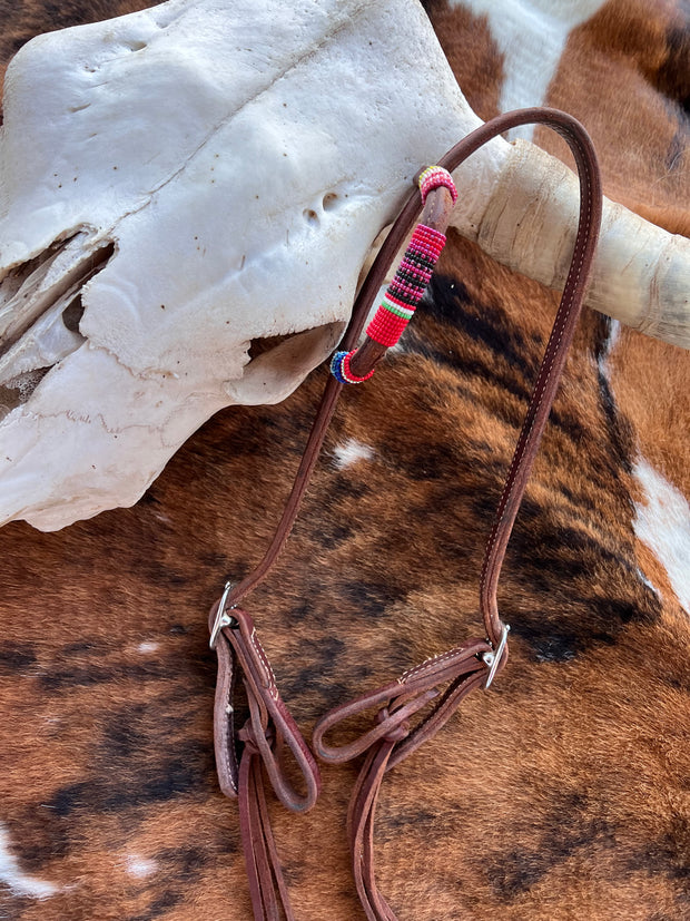 *BC* Serape Beaded Headstall