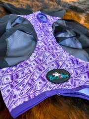 Dash for Cash (Purple) Fly Mask