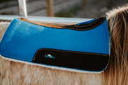 Ocean Blue Luxe Pony Contoured Felt Top/Fleece Lined Saddle Pad