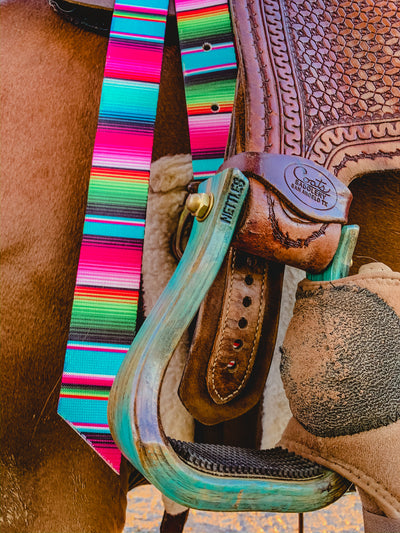 Candy Serape Cinch Strap Set