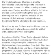 Dr. Hansen’s Hydrating Equine Shampoo