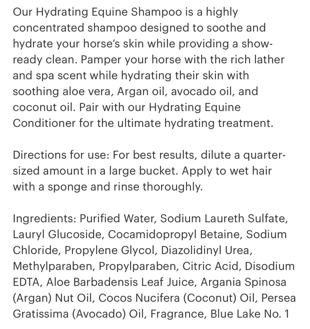 Dr. Hansen’s Hydrating Equine Shampoo