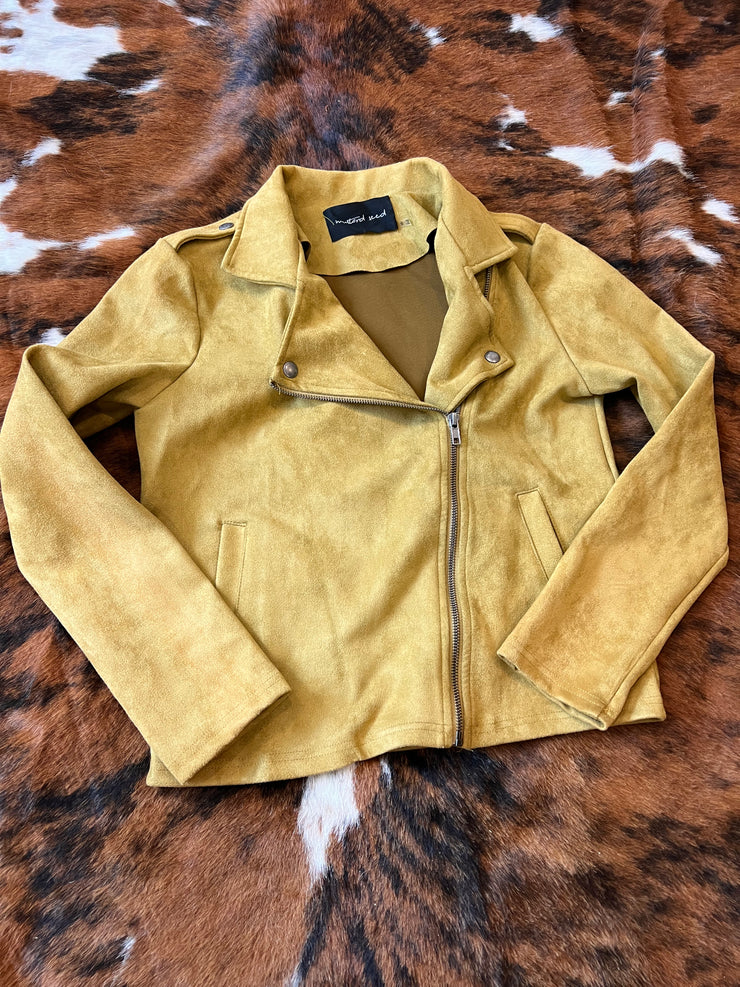 *BC* Small Suede Mustard Jacket