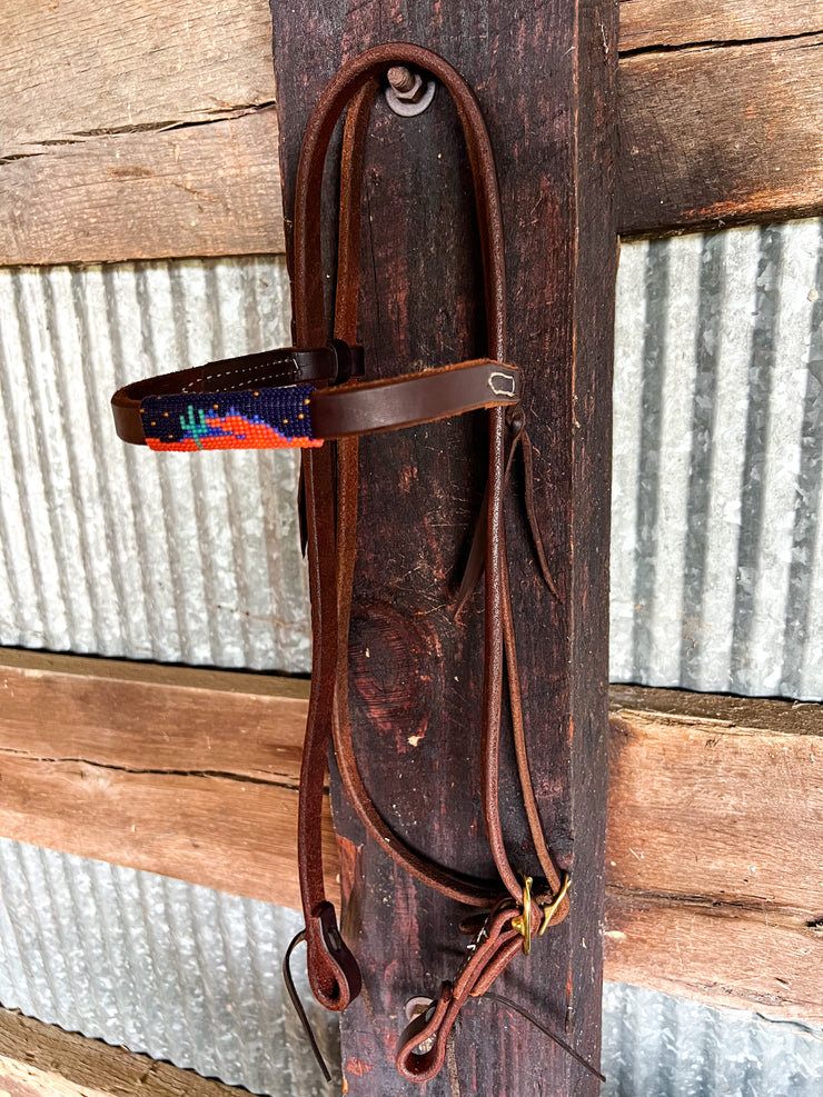 Desert Scene Browband Headstall #2