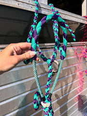 Summer Vibes Two Tone Braided Lariat Halters