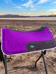 Purple Pony Felt/Fleece Contoured Saddle Pad