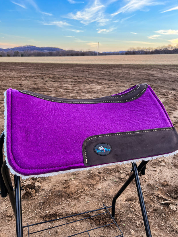 Purple Pony Felt/Fleece Saddle Pad