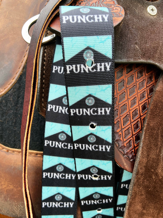 Turquoise Punchy Cinch Strap Set