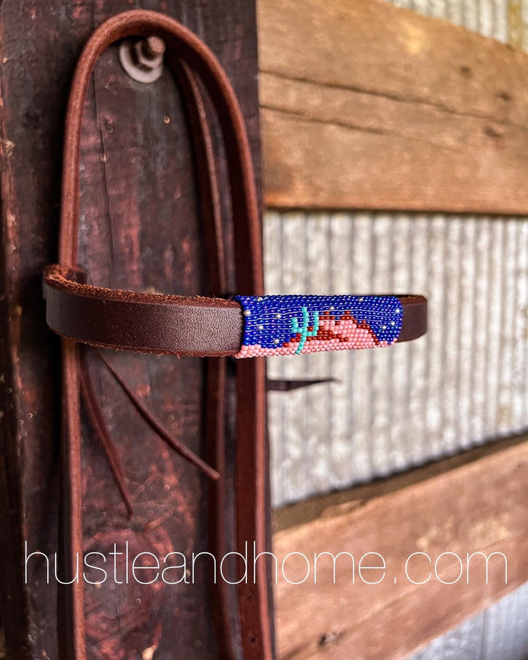 Desert Scene Browband Headstall #1