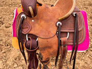 Pink Pony Felt/Fleece Contoured Saddle Pad