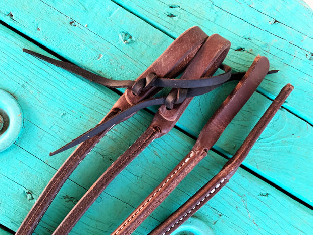 Hermann Oak Leather Rolled Split Reins